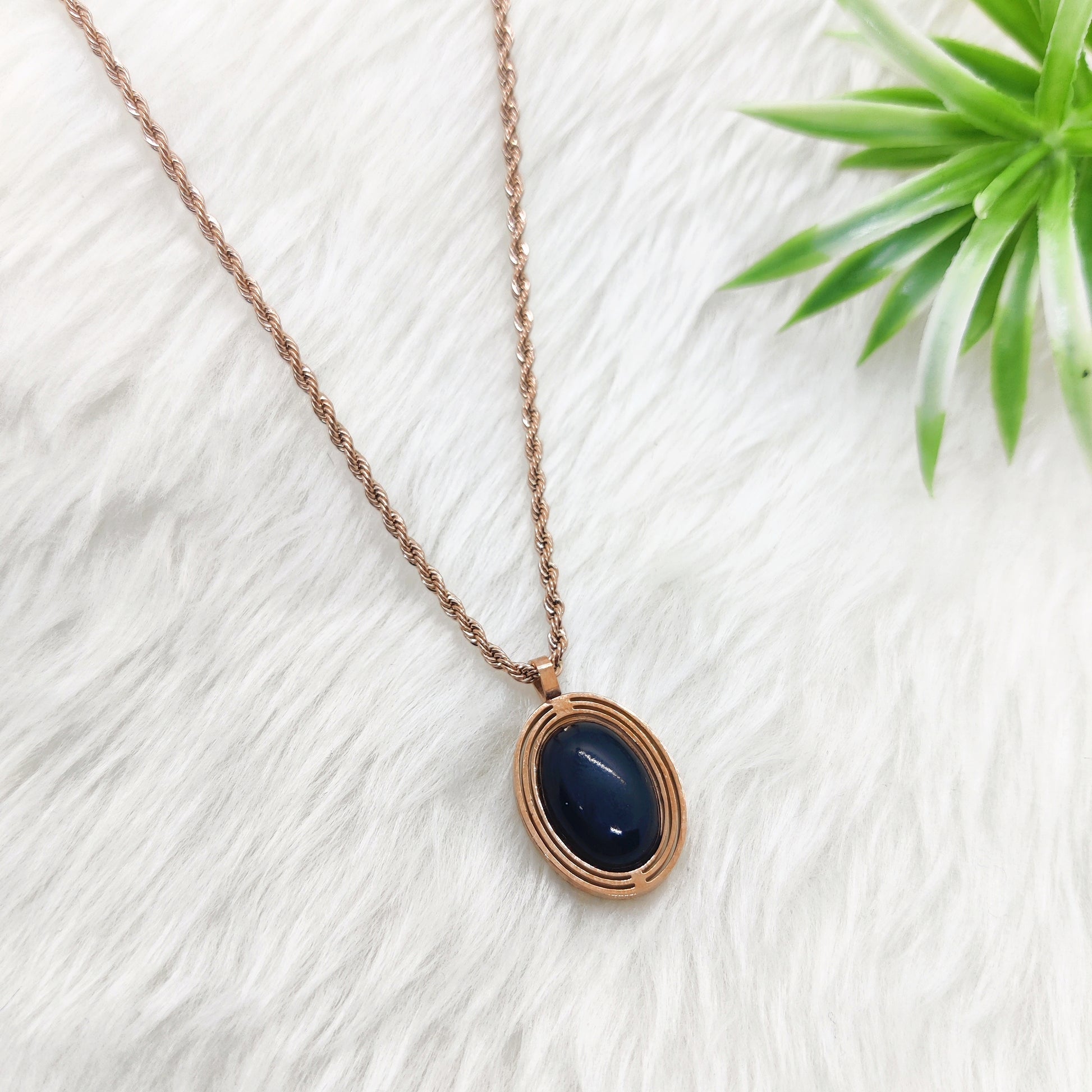 Eclipse Stone Necklace
