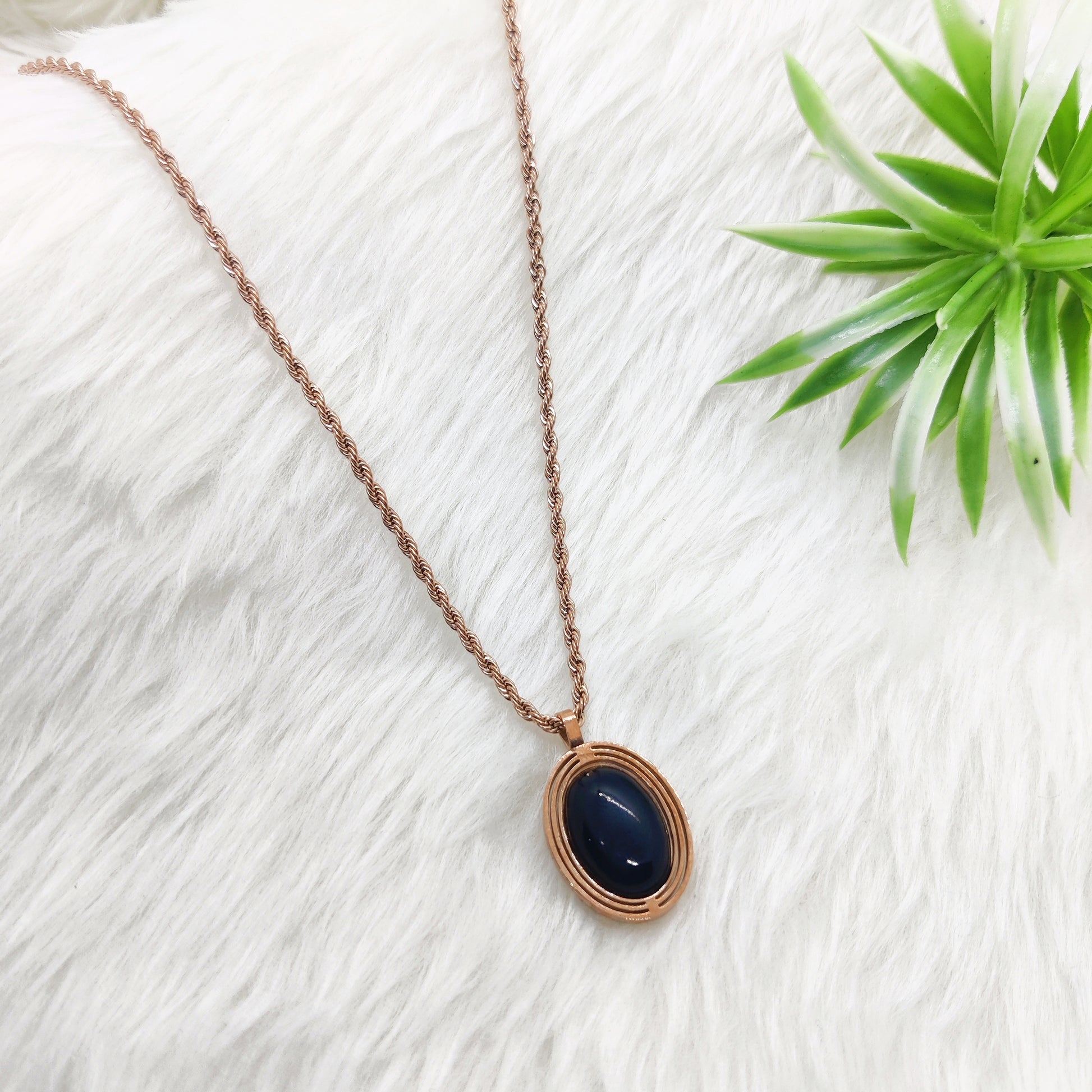Eclipse Stone Necklace