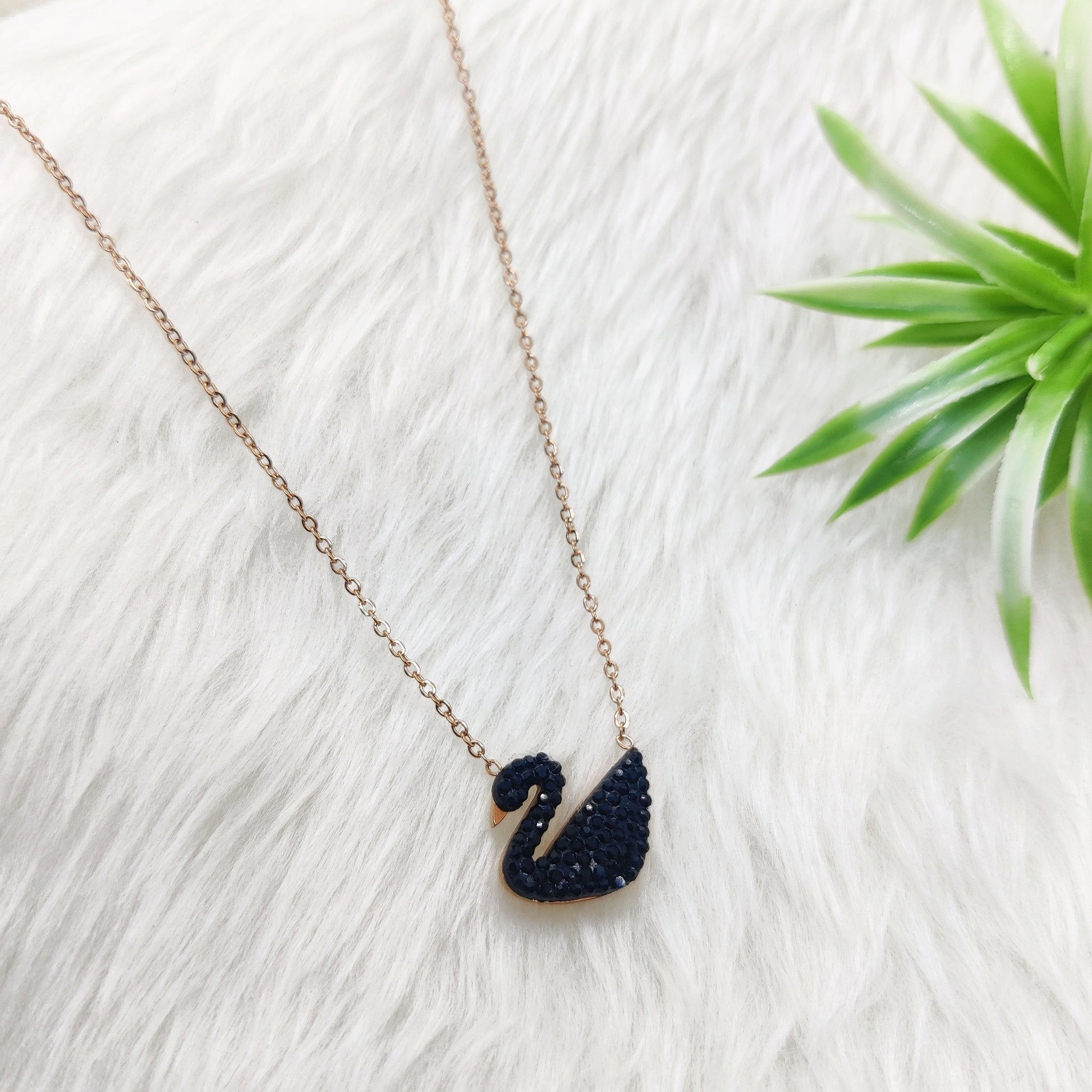 Black Swan Necklace