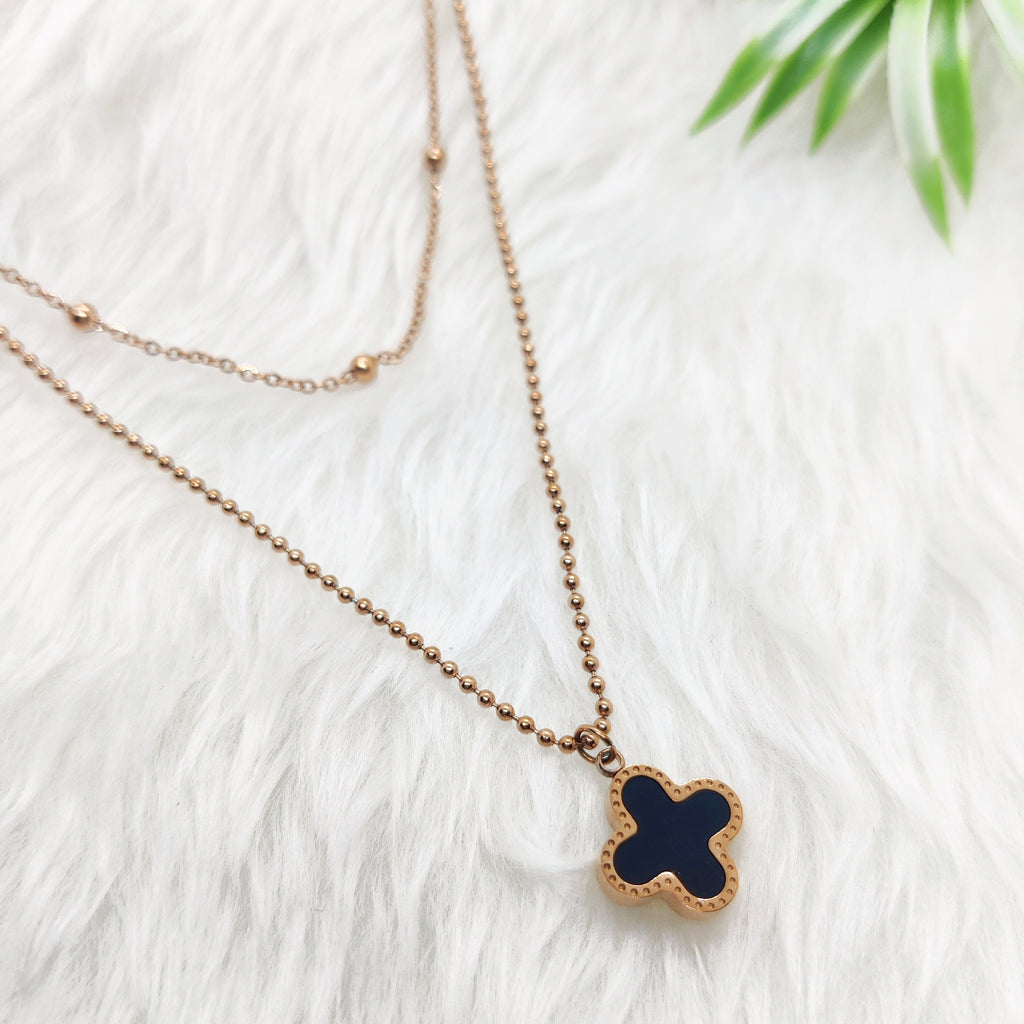 Reversible Clover Necklace