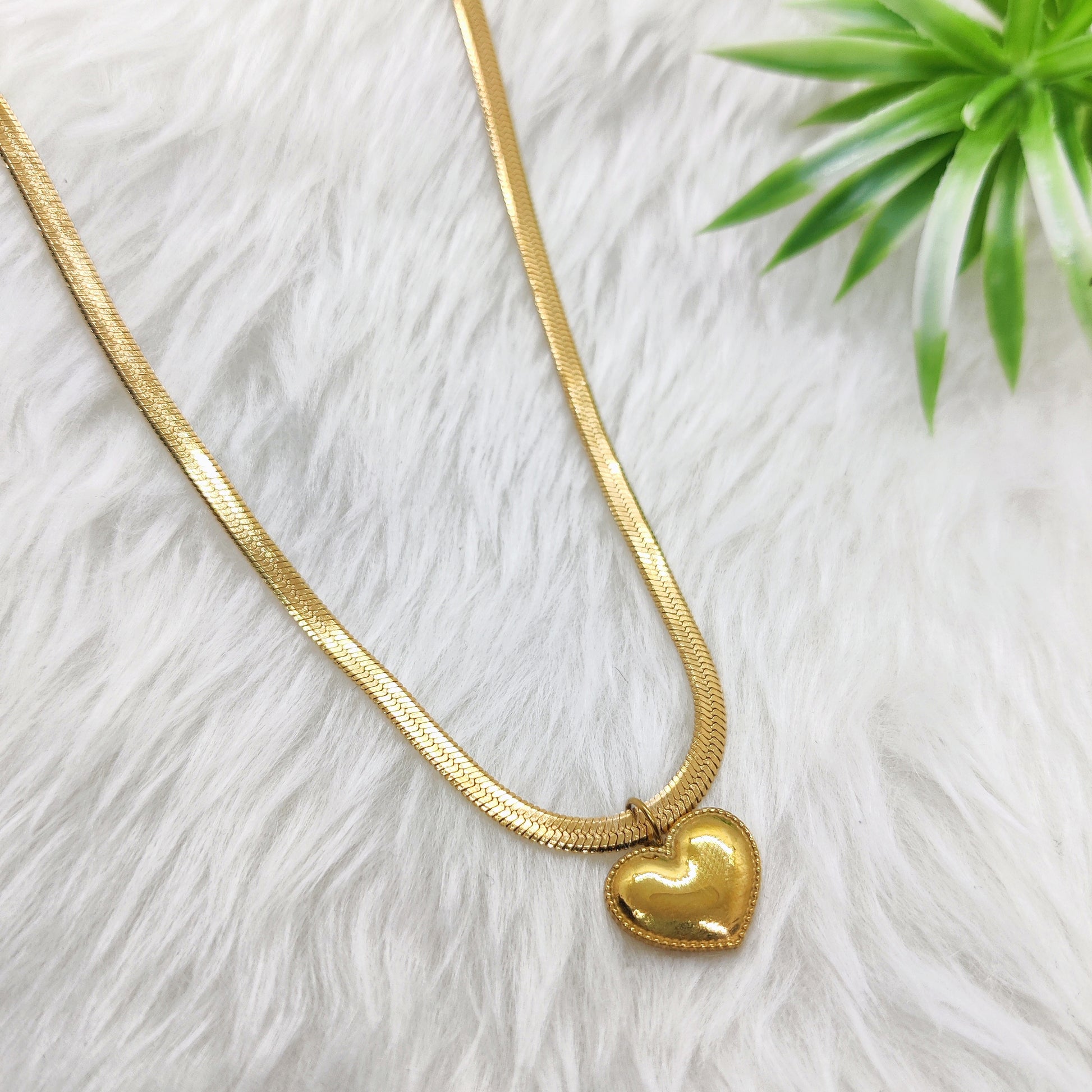 Bubble Heart Necklace