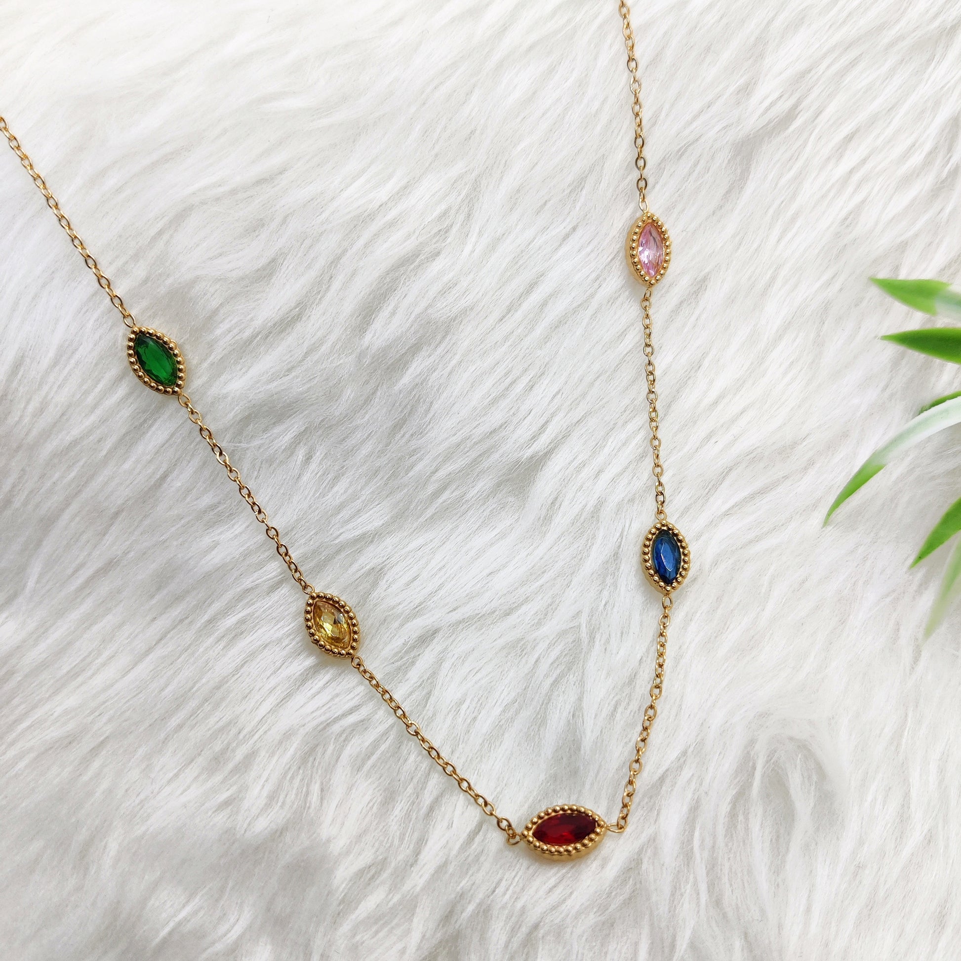 Gemstone Whisper Necklace