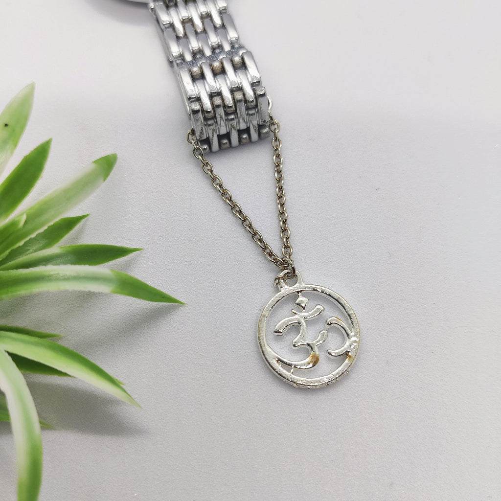 Om Silver Watch Charm