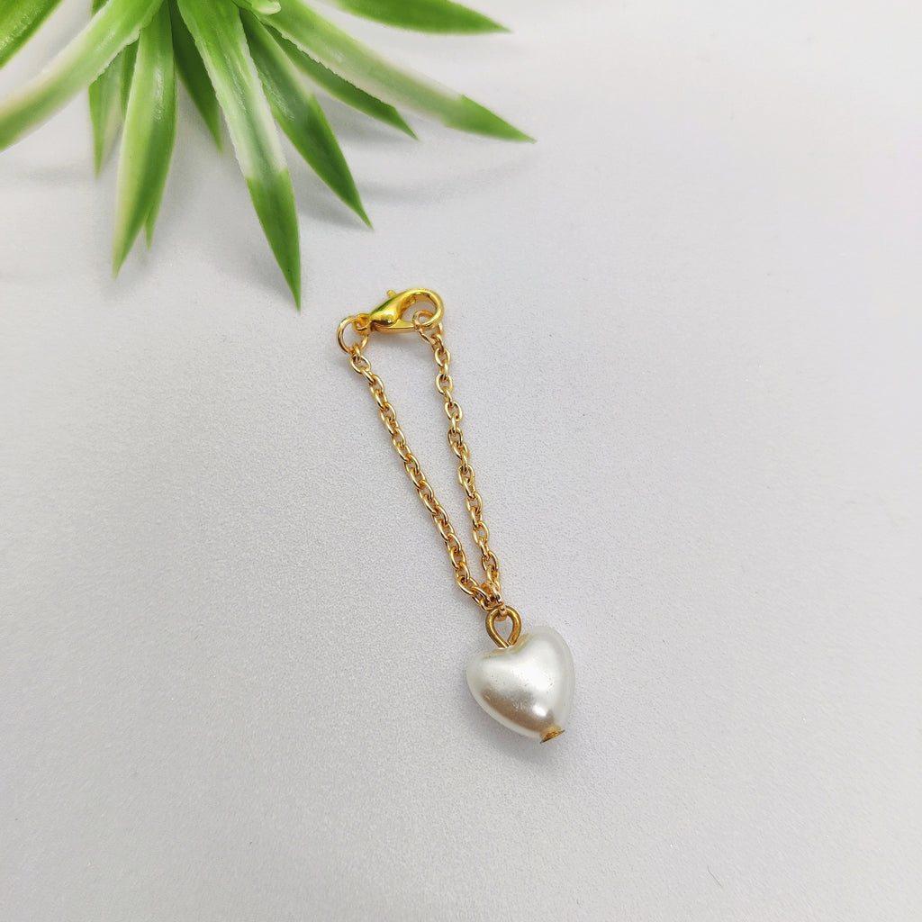 Heart Of Pearl Watch Charm