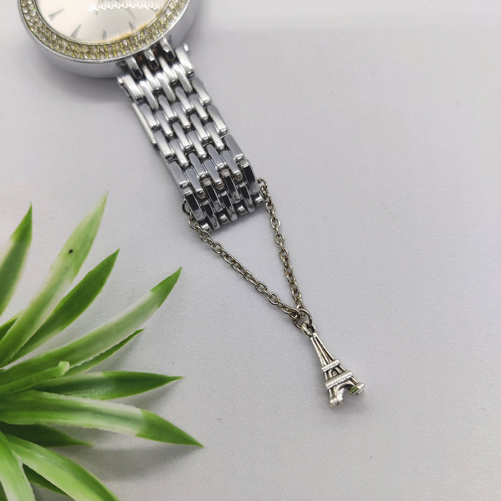 Eiffel Tower Silver Watch Charm