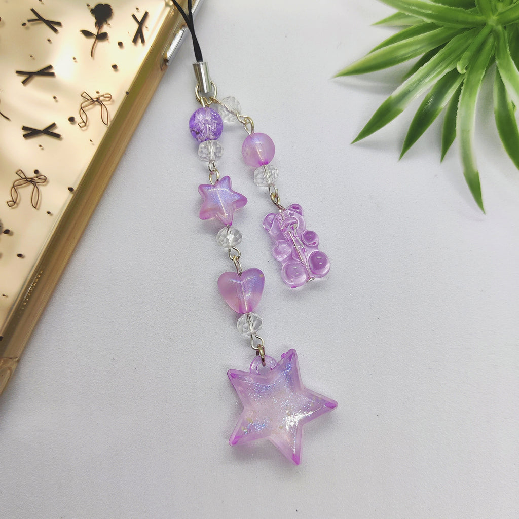 Starlit Gummy Glow Phone Charm