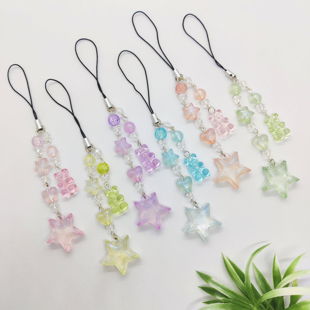 Starlit Gummy Glow Phone Charm