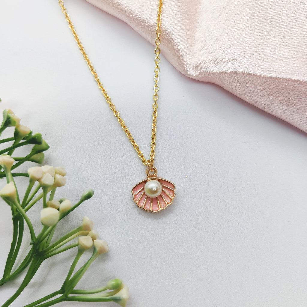 Mermaid’s Treasure Golden Charm Necklace