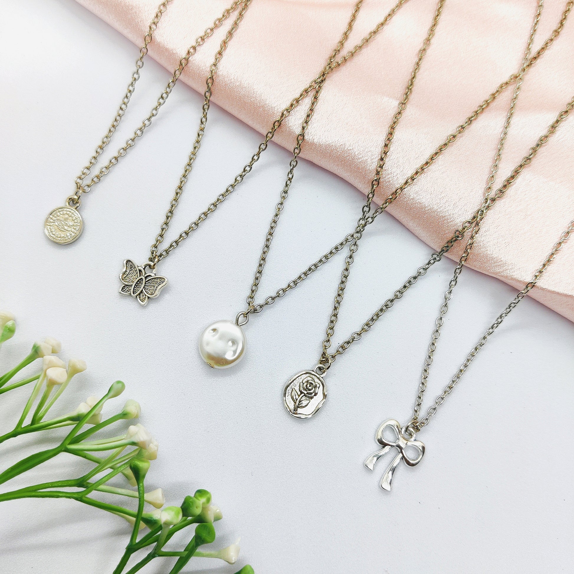 The Elegant Five Necklace Set