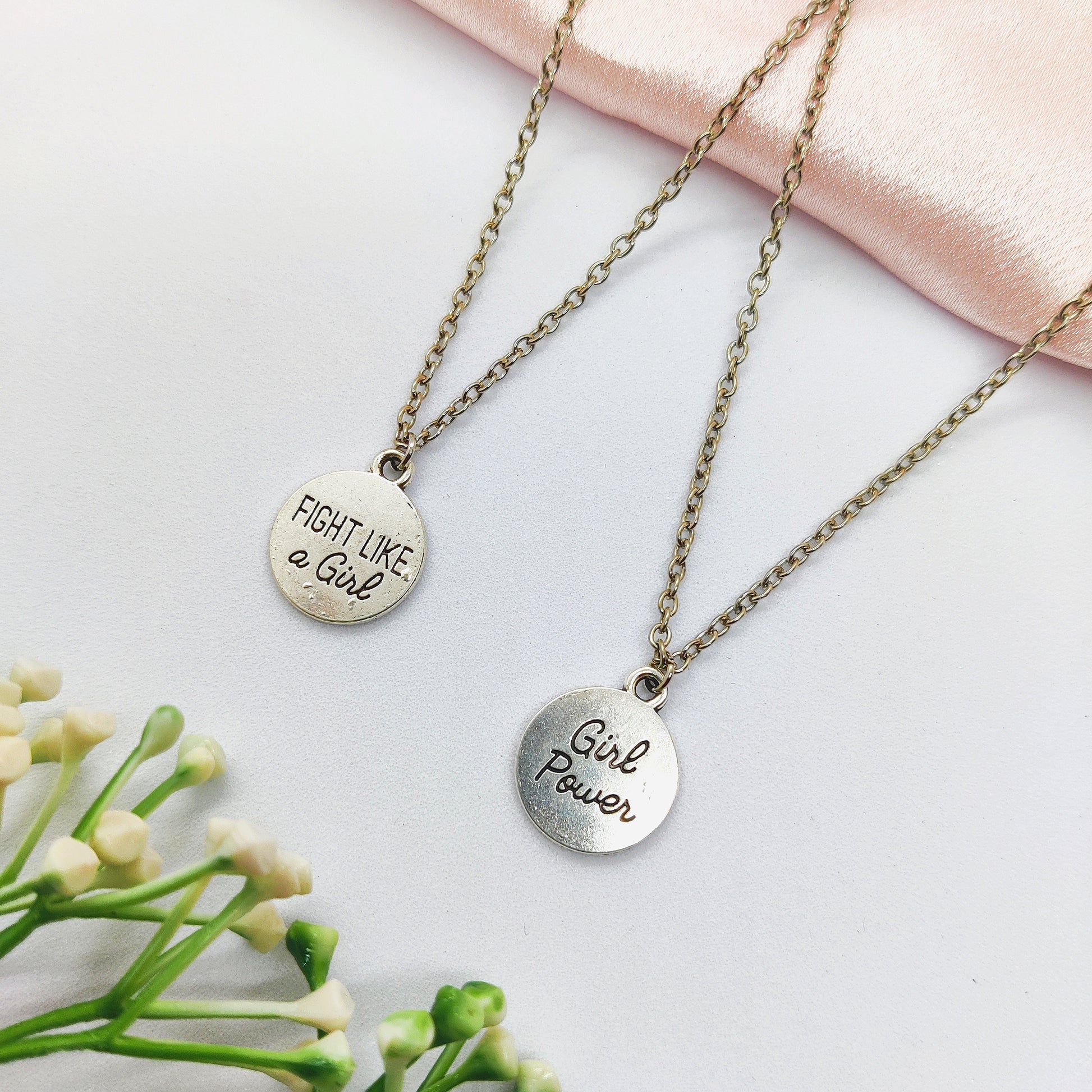 Girl Boss Duo Necklace Set