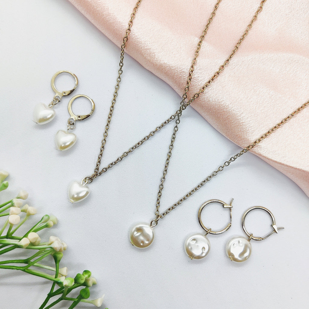 Pearl Perfection Silver Necklace Set