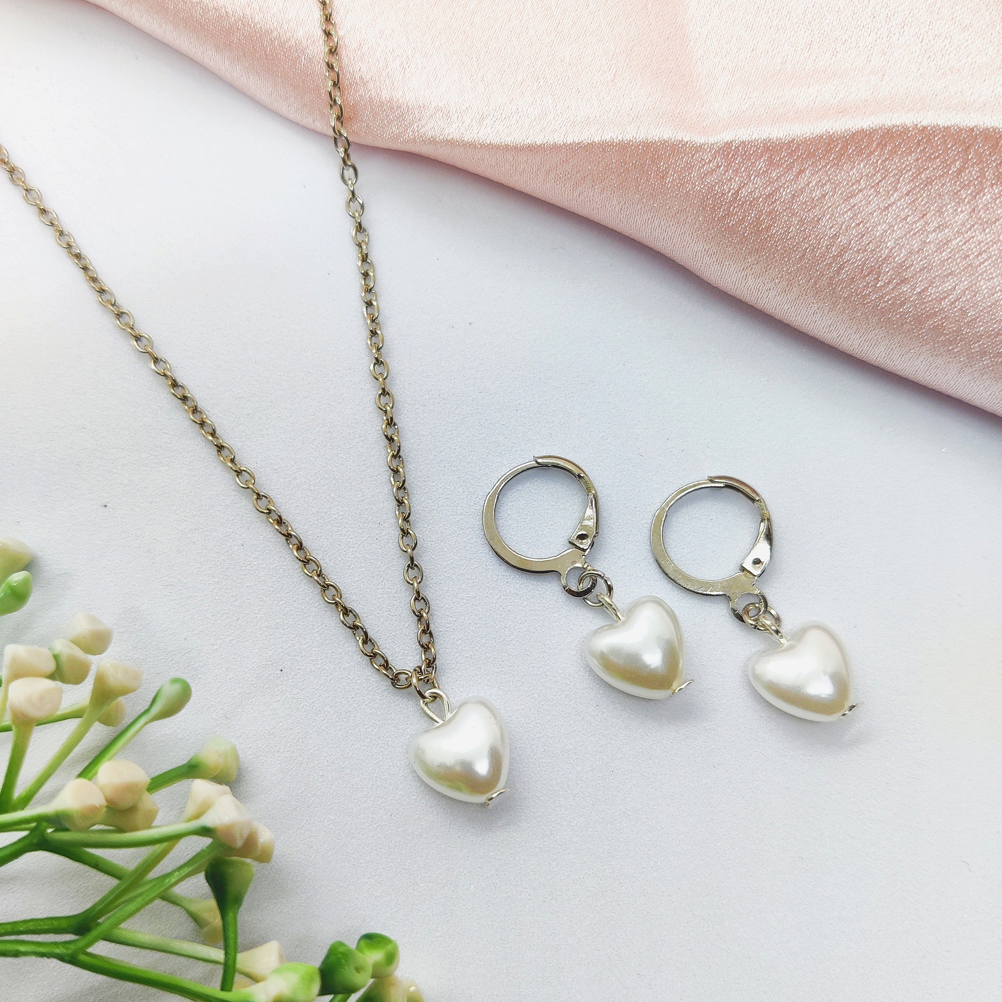 Pearl Perfection Silver Necklace Set