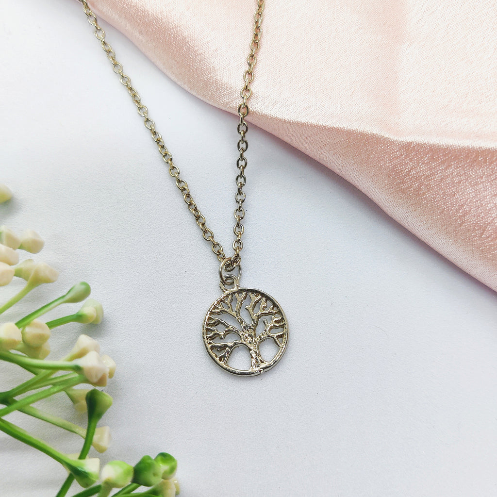 Tree Of Life Silver Charm Necklace