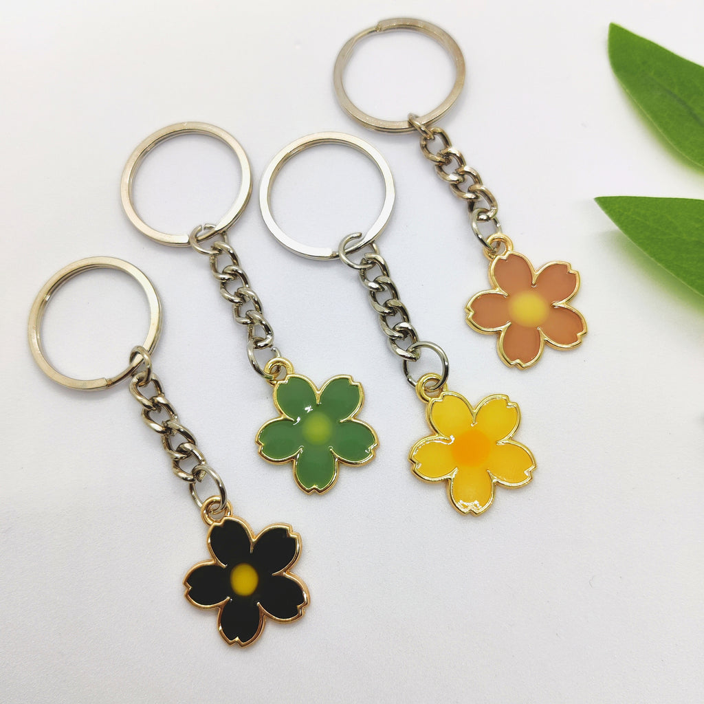Flower Charm Keychain