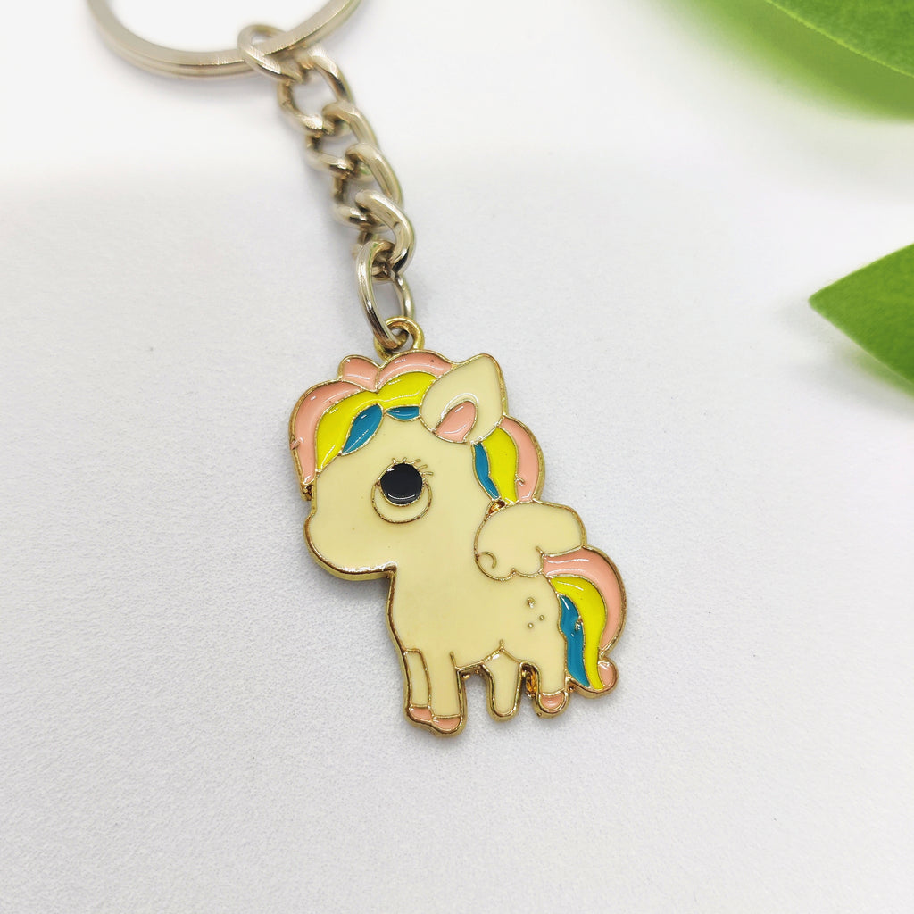 Magical Unicorn Charm Keychain