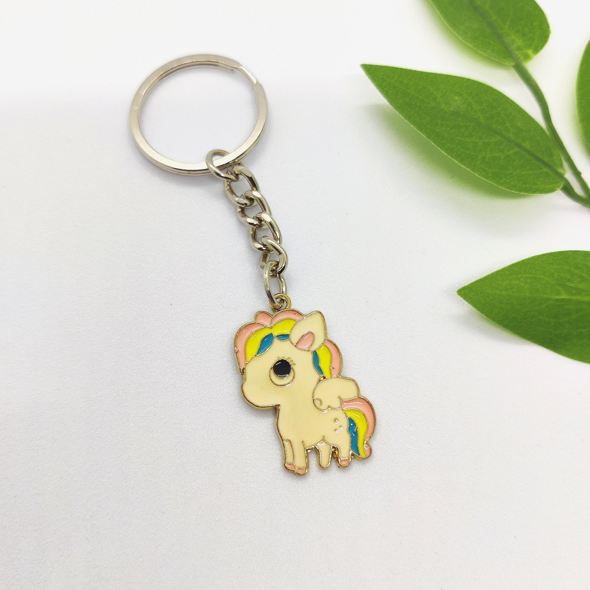 Magical Unicorn Charm Keychain