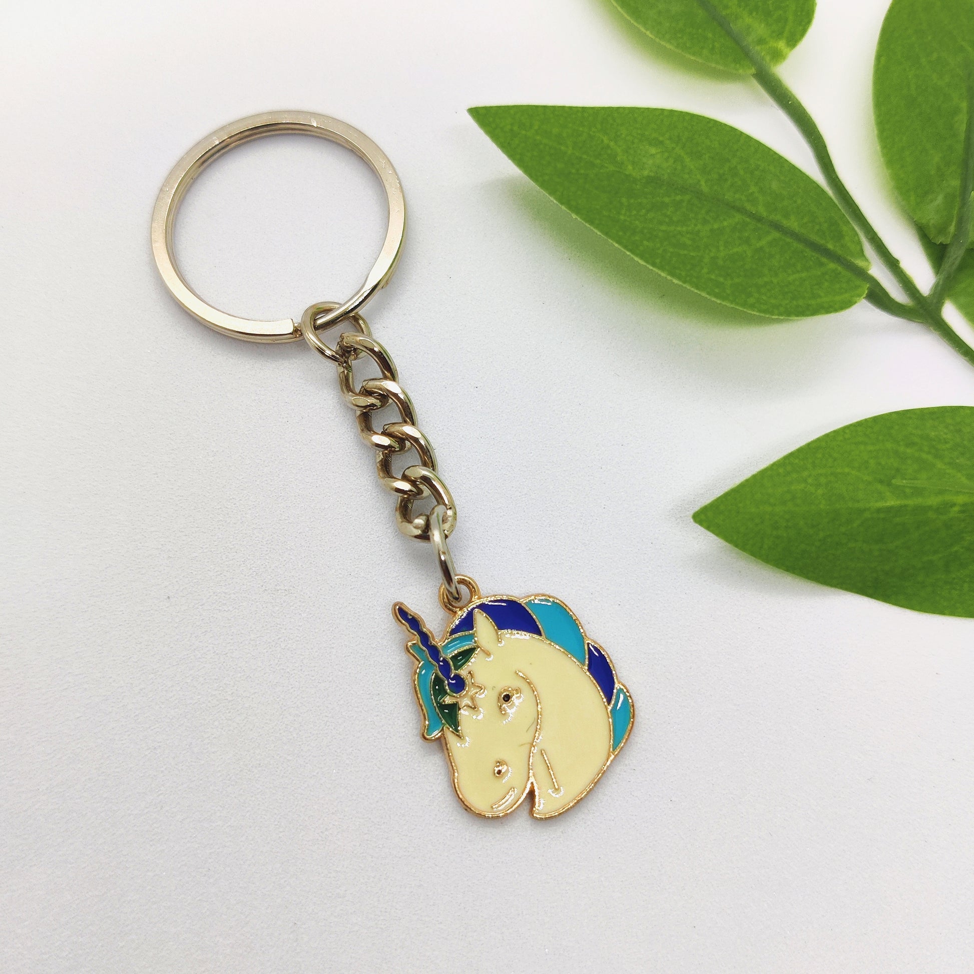 Magical Unicorn Charm Keychain