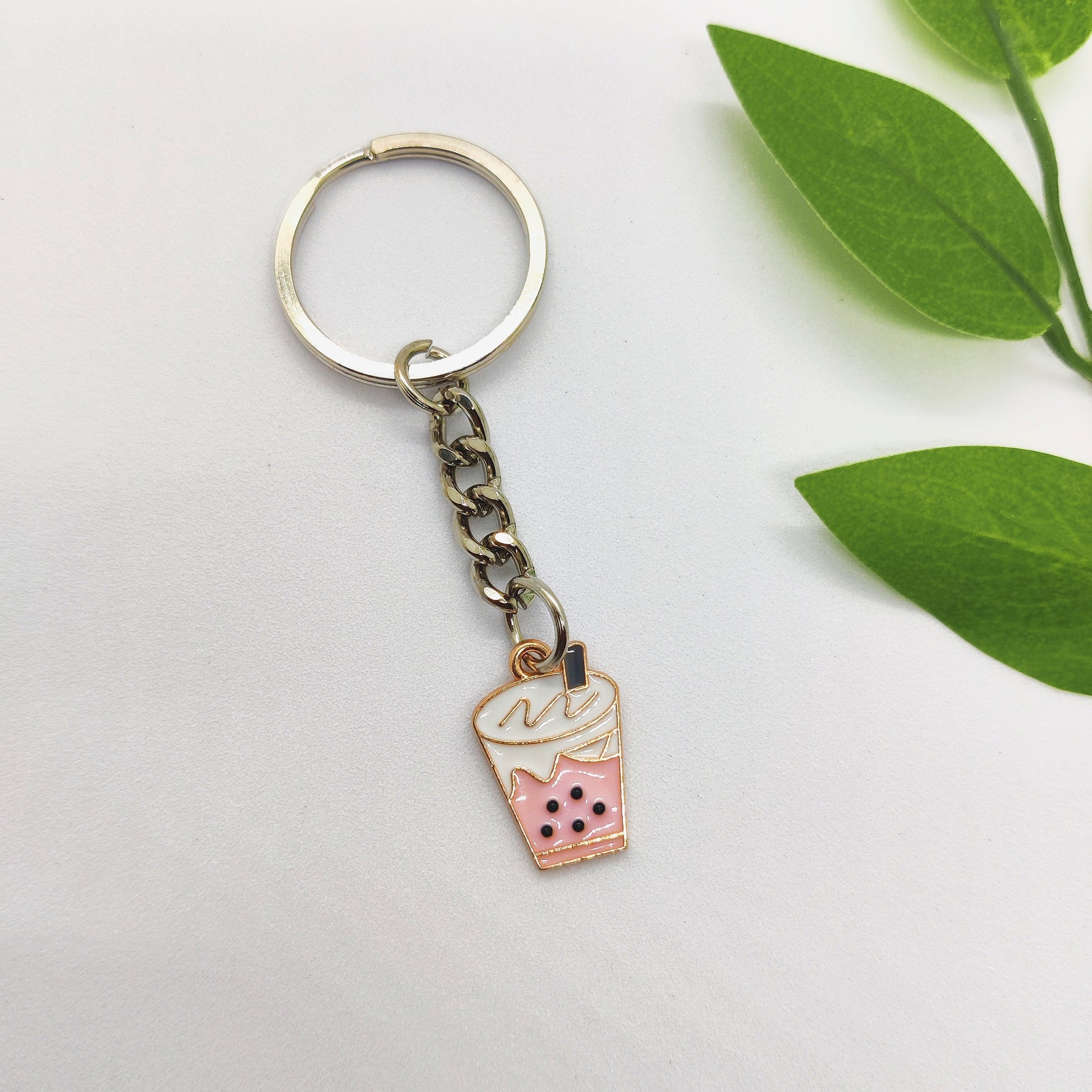 Boba Tea Charm Keychain