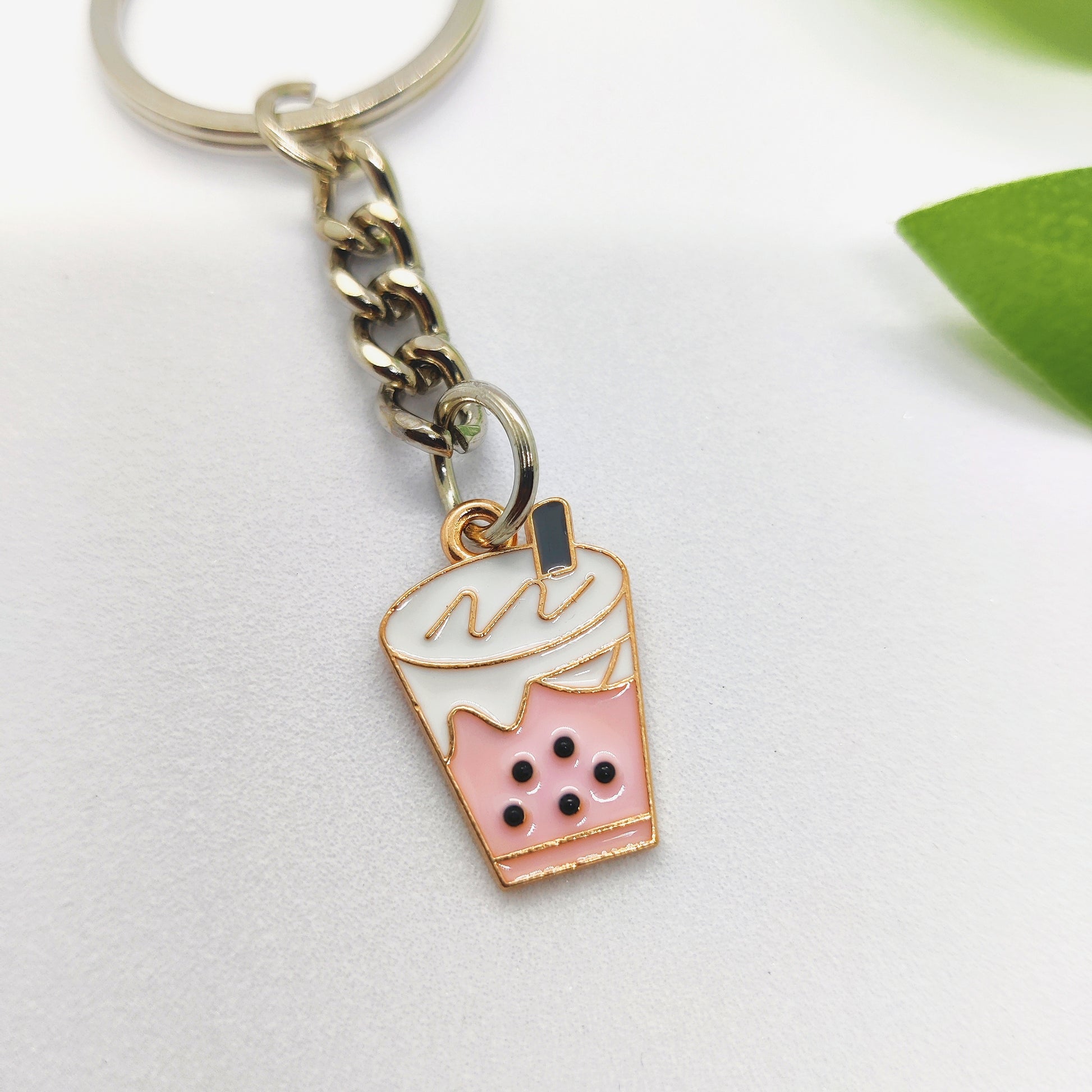 Boba Tea Charm Keychain