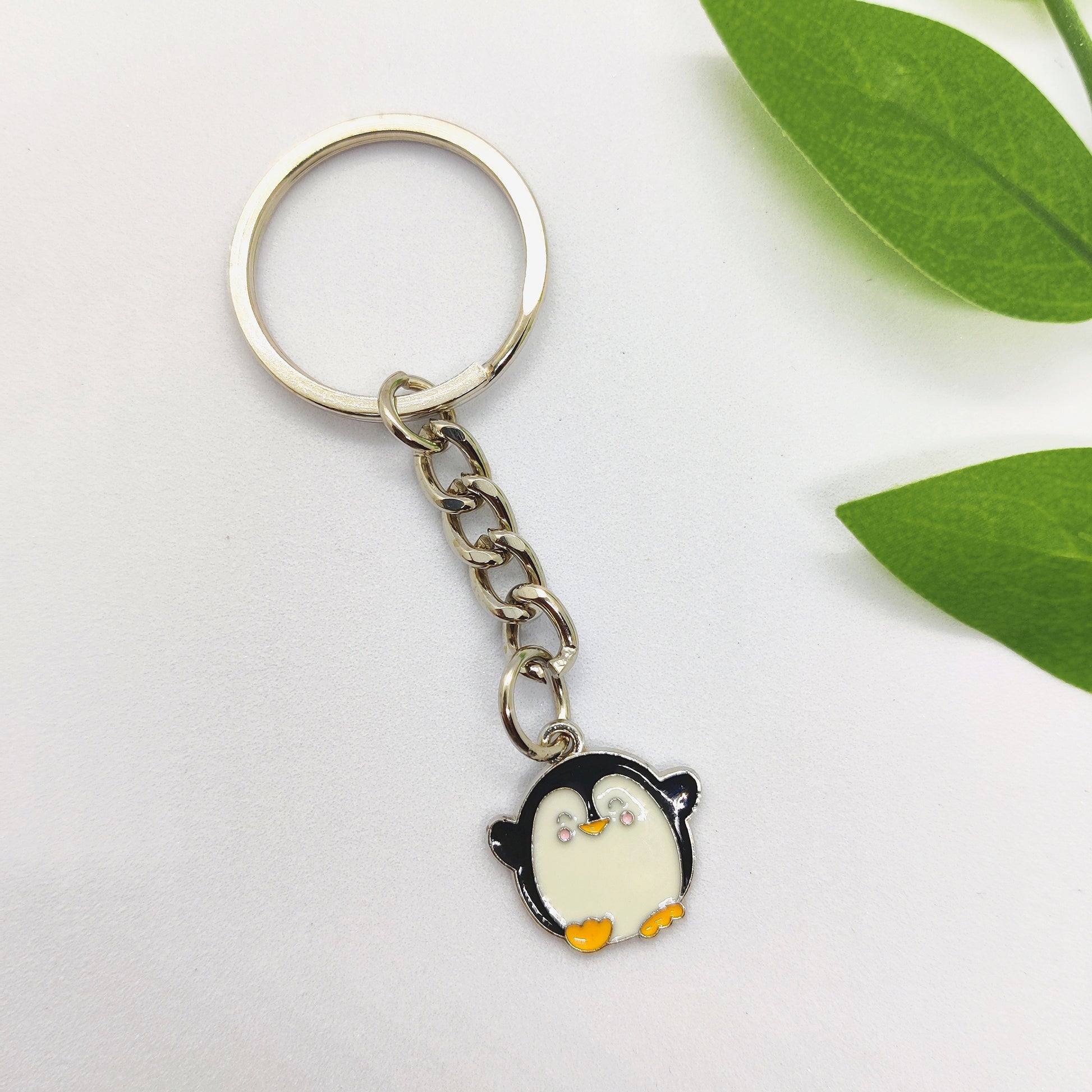Penguin Charm Keychain