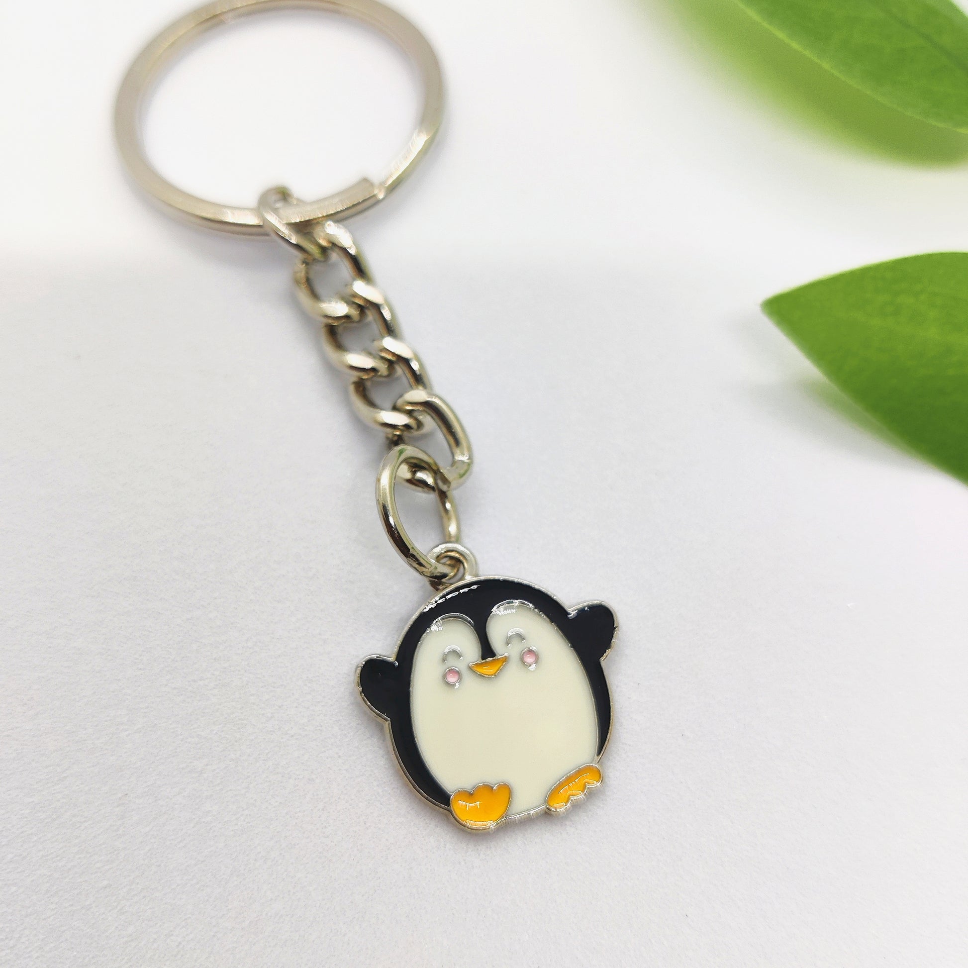 Penguin Charm Keychain